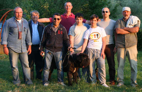 Gruppo Fossombrone insieme all'amico Pippo Vilardo - giugno 2009