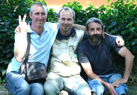Alessandro, Federico e Massimiliano a Volta Mantovana - giugno 2010