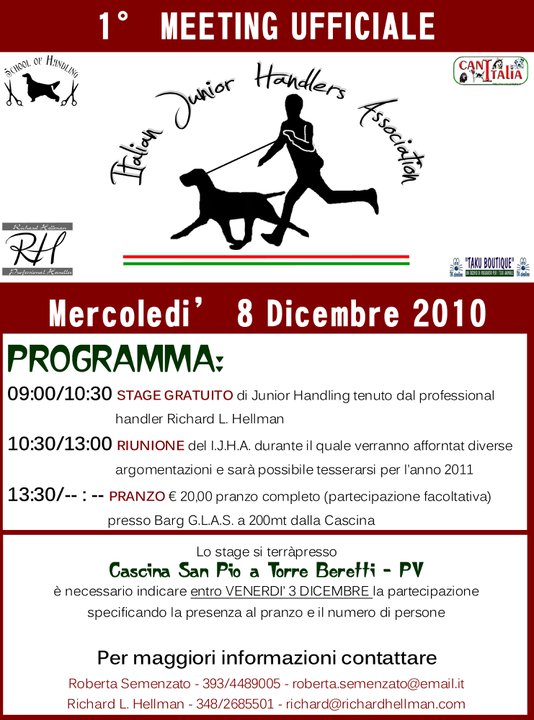 1° meeting ufficiale