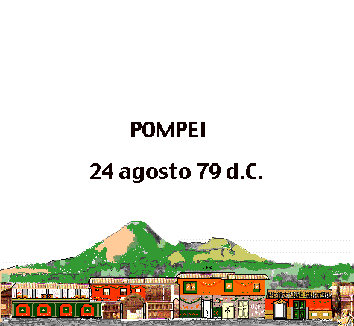 ricostruzione dell'eruzione del 79 d.C. a Pompei