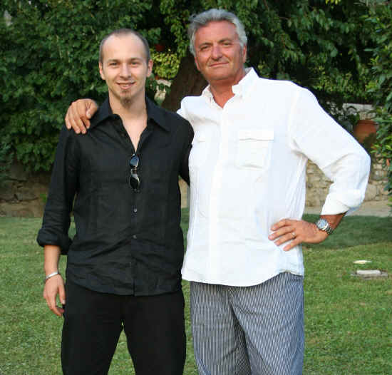 Federico Vinattieri insieme a Franco Meccoli