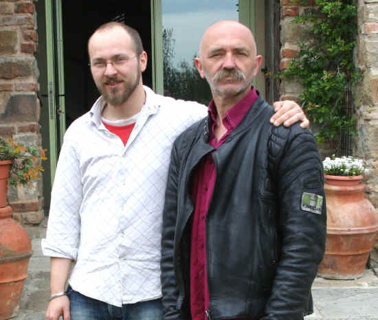 Vinattieri con il fotografo Marco Leonardi
