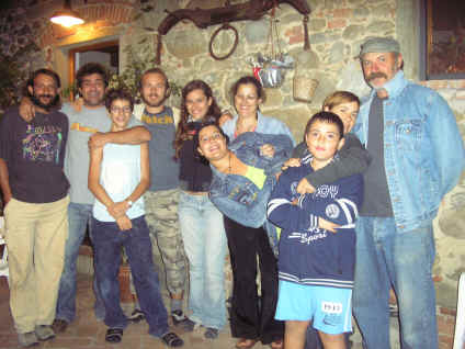 gruppo Fossombrone insieme a Fernando Carbonell - agosto 2006