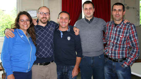 Sara, Federico, Maurizio, Natalino e Giorgio
